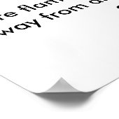 Fire Safety 07 ポスター (角)