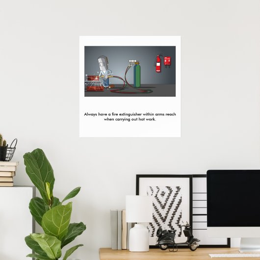 Fire Safety 13 ポスター (ホームオフィス)