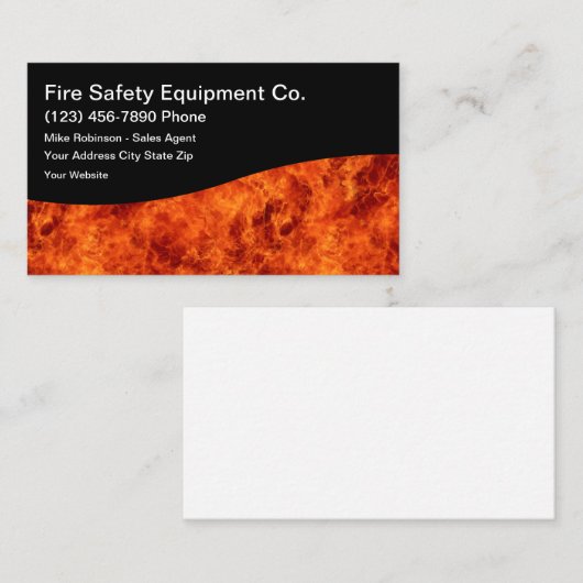 FIre Safety Equipment名刺 名刺 (正面/裏面)
