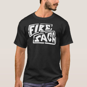 Fire Saga T-ShirtFire SagaロゴクラシックT-Shirt Tシャツ