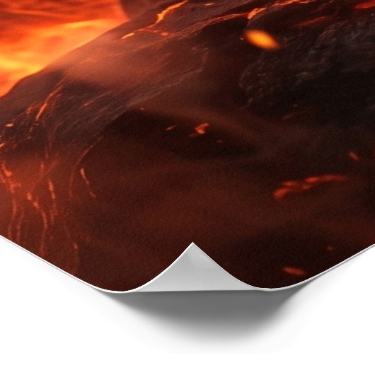 Fire Salamander Molten Cavern ポスター (角)