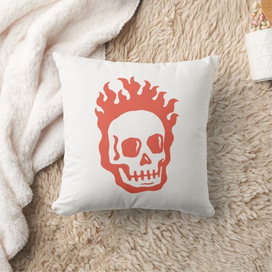 Fire Skull クッション (ブランケット)