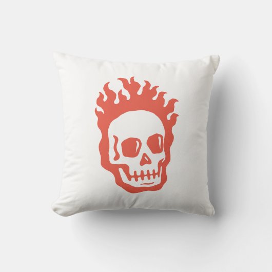 Fire Skull クッション (正面)