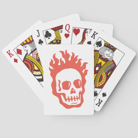 Fire Skull トランプ (裏面)