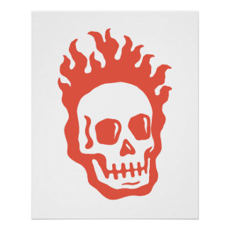 Fire Skull ポスター