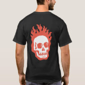 Fire Skull Tシャツ (裏面)
