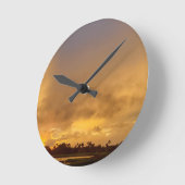 FIRE SKY ラウンド壁時計 (傾斜)