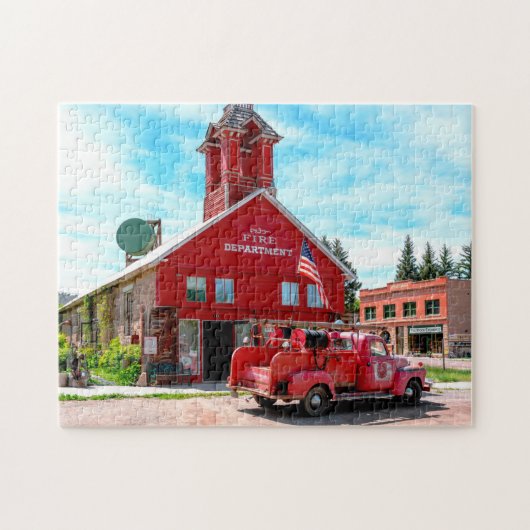 Fire Station Colorado。 ジグソーパズル (横)