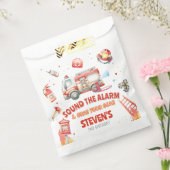 Fire Truck Birthday Party フェイバーバッグ (封をした状態)