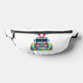 Fire Truck Easter Bunny Ears Firefighter Easter Eg ファニーパック (レイダウン)