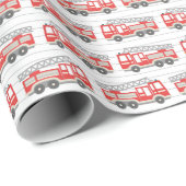 Fire Truck Firefighter ラッピングペーパー (ロールコーナー)