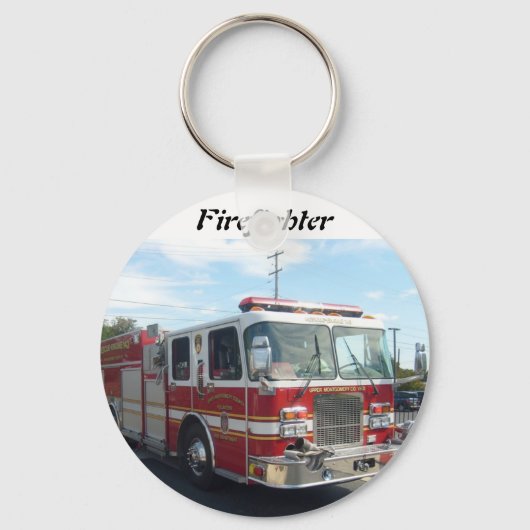 fire truck key chain キーホルダー (正面)
