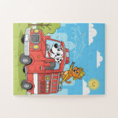 Fire Truck Puzzle for Kids ジグソーパズル (横)