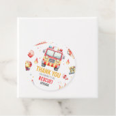 Fire Truck Sound the Alarm Baby Shower フェイバータグ (インサイチュ)