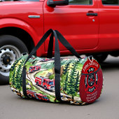 Fire Trucks Forest Road ダッフルバッグ