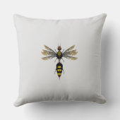 Fire Wasp – Surreal Nature Form クッション (裏面)