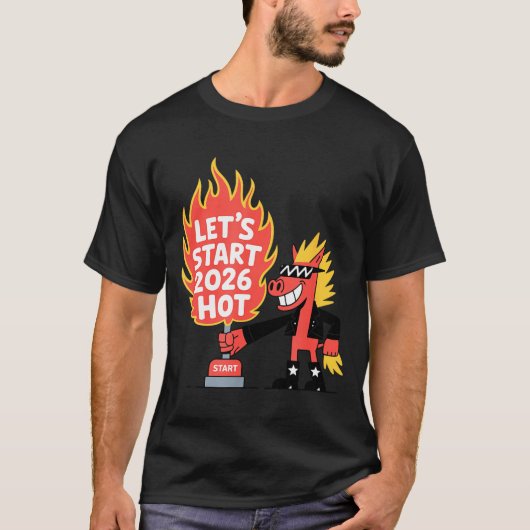 Fire Year Of The Horse – Chinese Zodiac New Year 2 Tシャツ (正面)