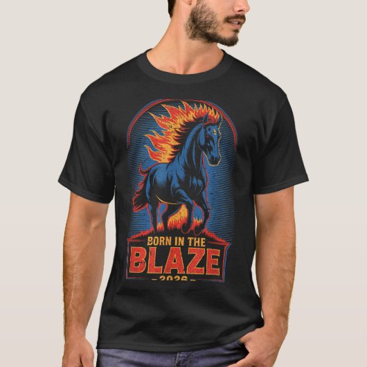 Fire Year Of The Horse – Chinese Zodiac New Year 2 Tシャツ (正面)