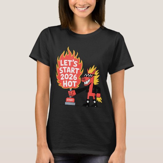 Fire Year Of The Horse – Chinese Zodiac New Year 2 Tシャツ (正面)