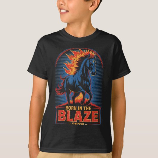 Fire Year Of The Horse – Chinese Zodiac New Year 2 Tシャツ (正面)