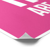 Firearms Are A Girls Best Friend Print ポスター (角)