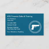 Firearms Range And Safety Training 名刺 (正面)