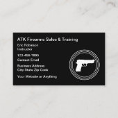 Firearms Range And Safety Training 名刺 (正面)