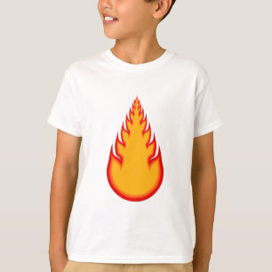 Fireballグラフィックス:火の玉:炎 Tシャツ