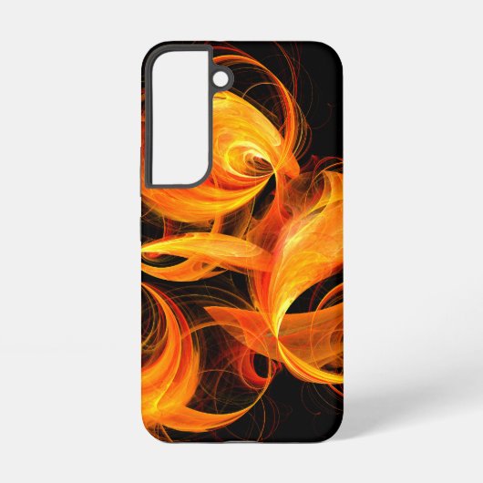 Fireball Abstract Art Samsung Galaxyケース (裏面)