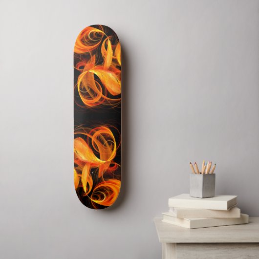 Fireball Abstract Art Skateboard スケートボード (ウォールアート)
