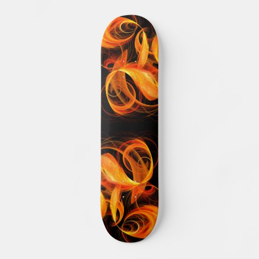Fireball Abstract Art Skateboard スケートボード (正面)