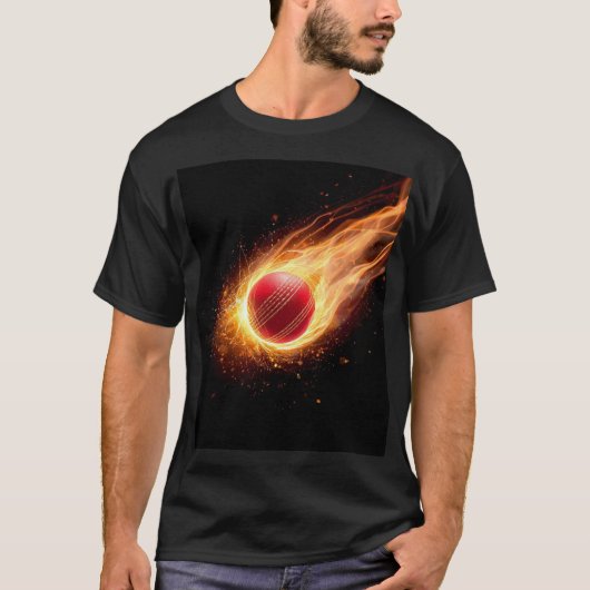 Fireball T20 Cricket Graphic Shirt Tシャツ (正面)