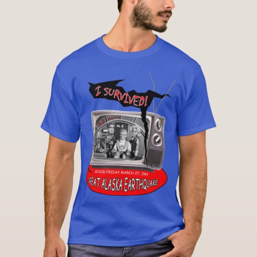 FIREBALL XL5 アラスカ大地震を生き延びた Tシャツ (正面)