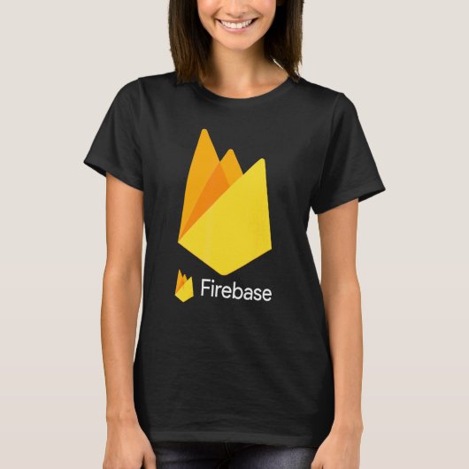Firebase ソフトウェアプログラミングとアプリケーション開発 tシャツ (正面)