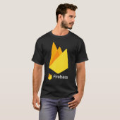 Firebase ソフトウェアプログラミングとアプリケーション開発 tシャツ (正面フル)