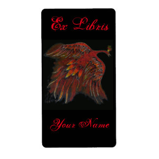 Firebirdブックプレートシール長方形 ラベル