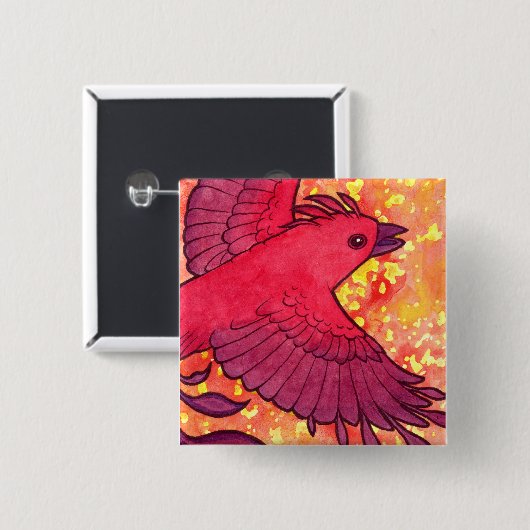 Firebirdボタン 缶バッジ (正面&裏面)