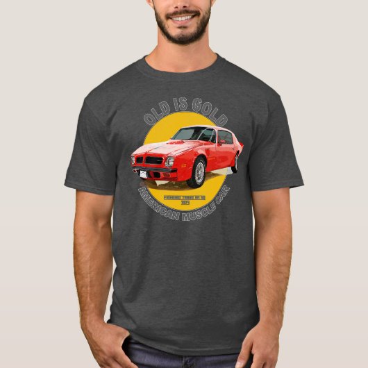 Firebird TransAm American Muscle 60s 70s Old is Go Tシャツ (正面)