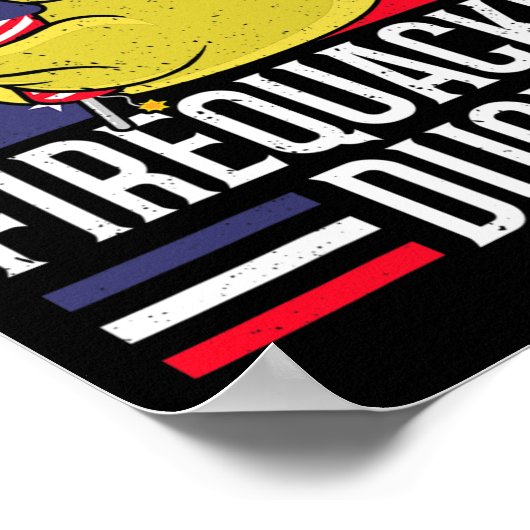 Firecacker Duck 4th Of 7月Firecracker Independed ポスター (角)