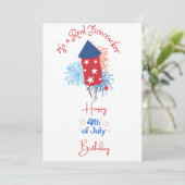 Firecracker Do Real Firecracker Happy 4th of July シーズンカード (スタンド正面)