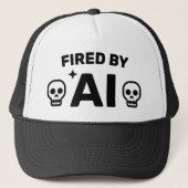 Fired by AI™ Trucker Hat キャップ (正面)