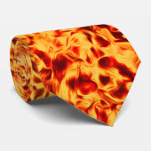 Fired Up – Bold Flame Texture ネクタイ (ロール)