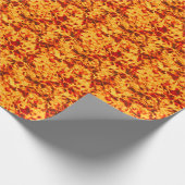 Fired Up – Bold Flame Texture ラッピングペーパー (角)