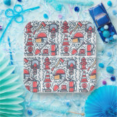 Firefighter ペーパープレート (パーティー)