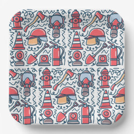 Firefighter ペーパープレート