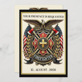 FIREFIGHTER  招待状 (正面/裏面)