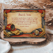 Firefighter Academy Graduation Celebration サンキューカード