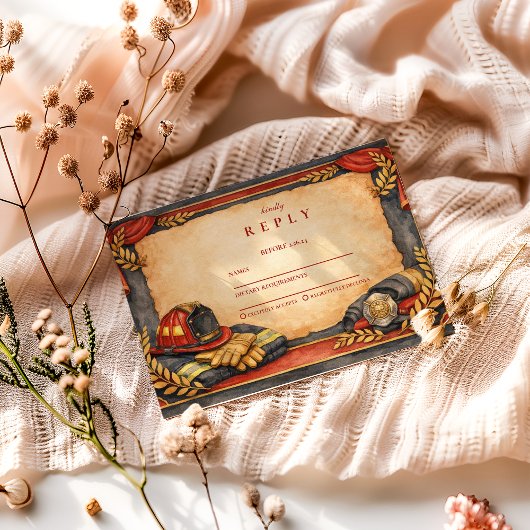 Firefighter Academy Graduation Celebration 出欠カード