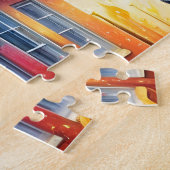 Firefighter American Flag ジグソーパズル (側面)