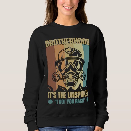 Firefighter Brotherhood I got your back スウェットシャツ (正面)